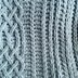 Square Knot Celtic Cable Blanket