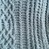 Square Knot Celtic Cable Blanket