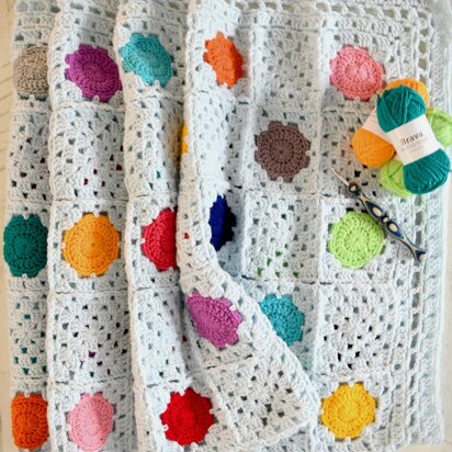 Confetti Dots Granny Blanket