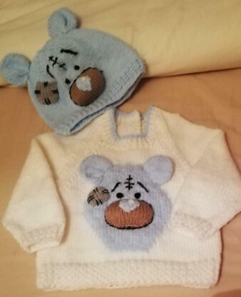 Blue Nose Grayson Jumper/Hat 0-6mths