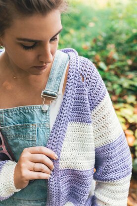 Slouchy Stripe Cardigan