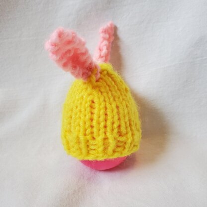 Bunny Egg Beanie Knitting Pattern