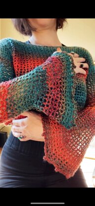 Ziggy Flare Crochet top