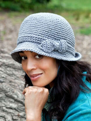 Elegant Hat in Caron Simply Soft - Downloadable PDF | LoveCrafts