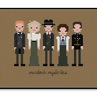 Murdoch Mysteries - PDF Cross Stitch Pattern