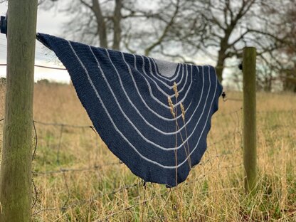 Lunar Ripples Shawl