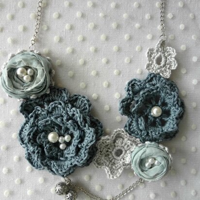 Winter Roses Necklace