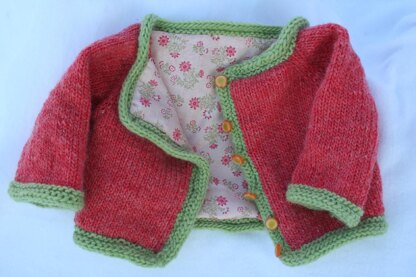 Rhubarb & Custard Cardigan