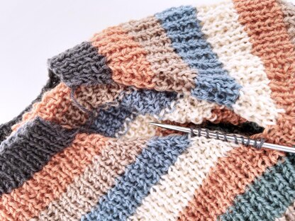 Deniz Striped Baby Sweater 0-18 Months