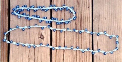 Baby yarn Knit Necklace