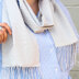 Valley Yarns #250 Silver Snowfall Scarf WIF