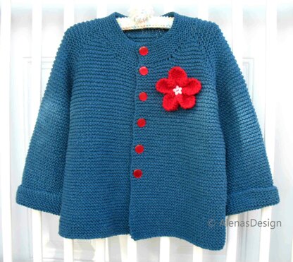 Children’s Cardigan with Embellishments