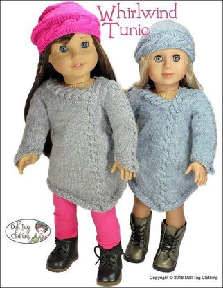 Whirlwind Tunic - 18" Dolls