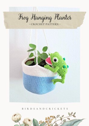 Frog Hanging Planter