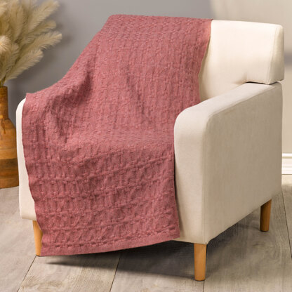 Valley Yarns #252 One Cone Lap Blanket WIF