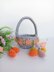 Crochet basket pattern, Easter basket easy crochet pattern