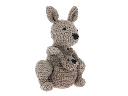 Hoooked DIY Crochet Kit Kayleigh Kangaroo Eco Barbante