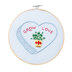 Cotton Clara Grow Love Embroidery Kit - 18cm 