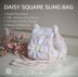 Daisy Square Cube Sling Bag