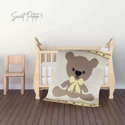 Cuddle Bear Nursery Blanket