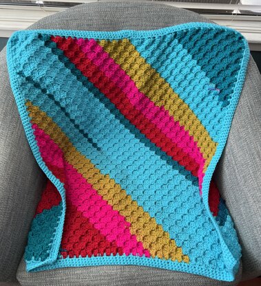 Bright Baby Blanket in C2C