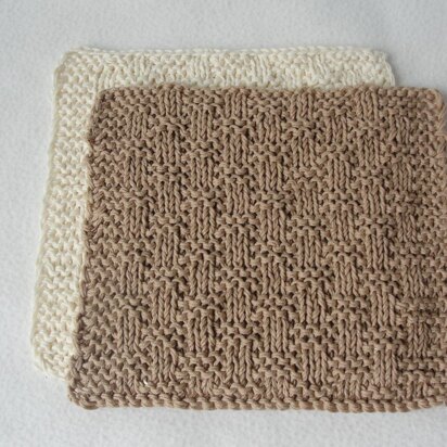 Tidy Dish Wash Cloth Sets - knitting pattern