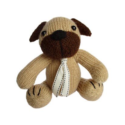 Pug Dog - knitting pattern