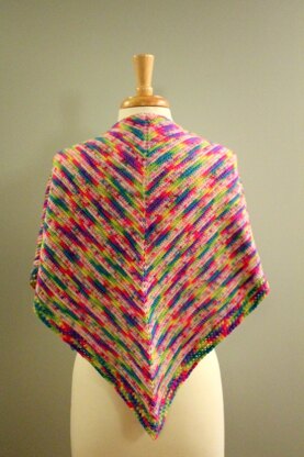 The Mythical Zebracorn Shawl