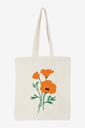 DMC Californian Poppy - PAT0884 - Downloadable PDF