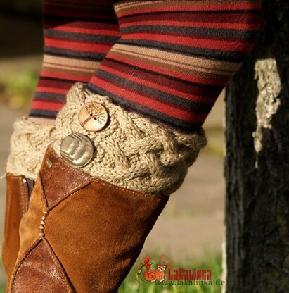 Two buttons boot cuffs