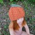 Faux Cables Pumpkin Beanie