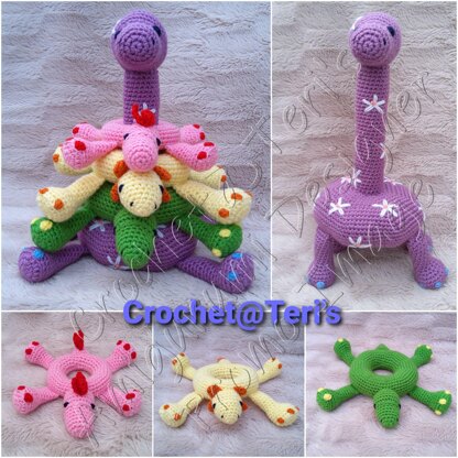 Rainbow Dinosaur Stackers