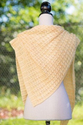 Vertical Sunshine Shawl