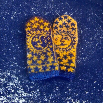 Stargazer Mittens - knitting pattern