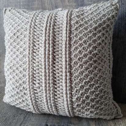 Adley Tunisian Pillow Cover