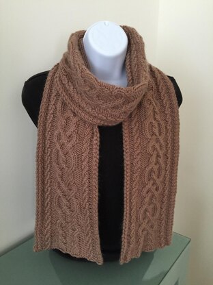 Killarney Cabled Scarf and Cowl