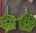 Cotton crochet earrings UK terms