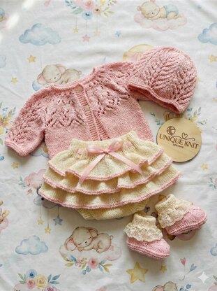 "Amber" cardigan & knicker set