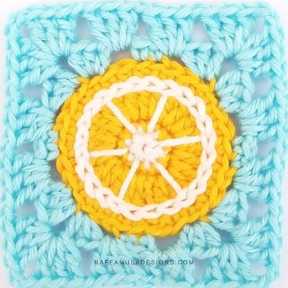 Citrus Fruits Granny Square