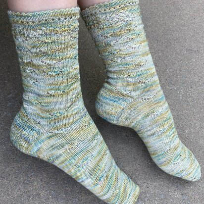 Prairie Summer Socks - knitting pattern