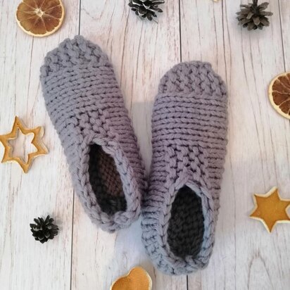 Merino wool slippers