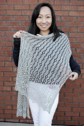 Valentine's Lace Shawl