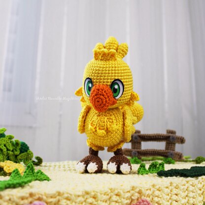 Kweh Bird Amigurumi Pattern – Final Fantasy-Inspired Chocobo Plush (PDF Pattern)