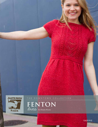 Fenton Dress in Juniper Moon Sabine - Downloadable PDF