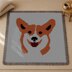 Welsh Corgi Blanket C2C CROCHET PATTERN Funny Throw Dwarf Dog Face Stroller Portrait