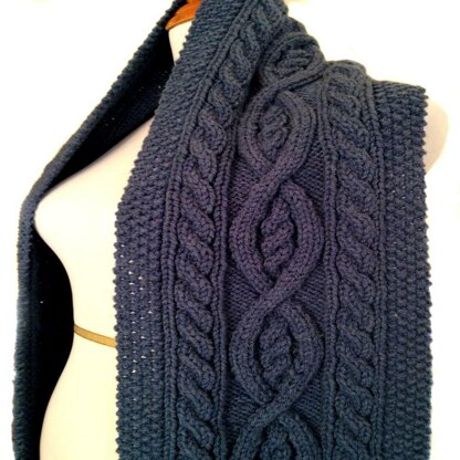 Killarney Cable Knit Scarf