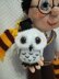 Toy knitting patterns, knit a wizard doll based on HP, bonus owl knittin pattern