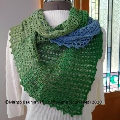 Lacy Lines Shawl