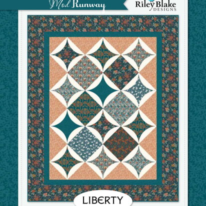 Riley Blake Mod Runway Quilt (Green) - Downloadable PDF