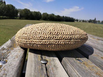 Zora Raffia Hobo Handbag